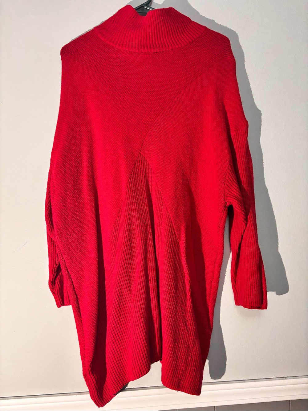 Talbots Bright Red Ribbed Sweater - Picture 5 of 8